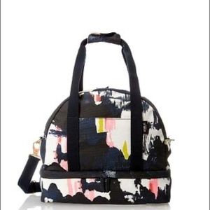 RARE Kate Spade Saturday Colorful Paint Print Weekender / Duffel in Atmosphere